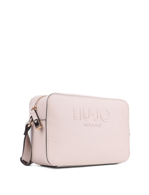 Женская сумка camera bag LIU JO из экокожи бежевая - фото 2 - Miraton