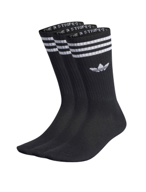 Высокие носки Adidas тканевые белые - фото 1 - Miraton