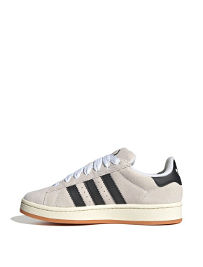 Жіночі кеди Adidas Campus замшеві чорні - фото 2 - Miraton
