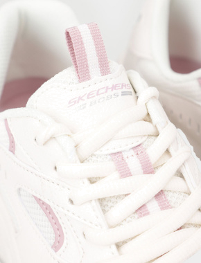 Жіночі кросівки Skechers Bobs Bamina тканинні молочного кольору - фото 5 - Miraton
