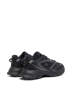 Мужские кроссовки Lacoste L003 Neo кожаные черные - фото 3 - Miraton