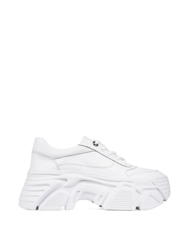 Жіночі кросівки MIRATON білі шкіряні фото 1