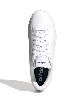Мужские кеды Adidas Advantage Base 2.0 из экокожи белые - фото 5 - Miraton