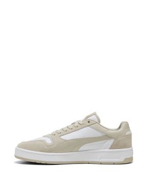 Чоловічі кеди PUMA Court Classic Suede Sneakers замшеві бежеві
