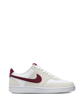 Жіночі кросівки Nike Court Vision Low замшеві білі - фото 1 - Miraton