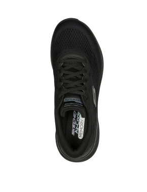 Женские кроссовки Skechers тканевые черные - фото 4 - Miraton