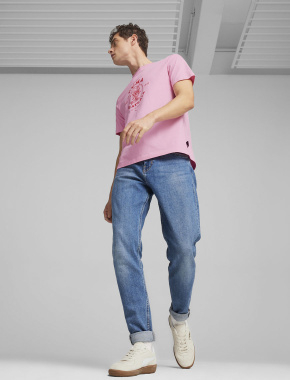 Мужские кеды PUMA Palermo Sneakers замшевые молочного цвета - фото 8 - Miraton