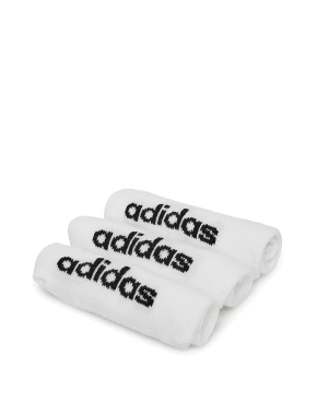 Короткие носки Adidas тканевые белые - фото 3 - Miraton