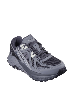 Чоловічі кросівки Skechers зі штучної шкіри сірі - фото 3 - Miraton