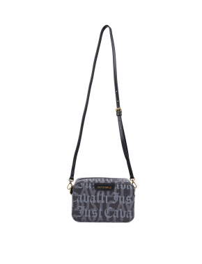 Жіноча сумка camera bag Just Cavalli з екошкіри чорна - фото 2 - Miraton