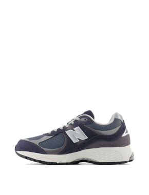 Мужские кроссовки New Balance 2002 замшевые синие - фото 1 - Miraton