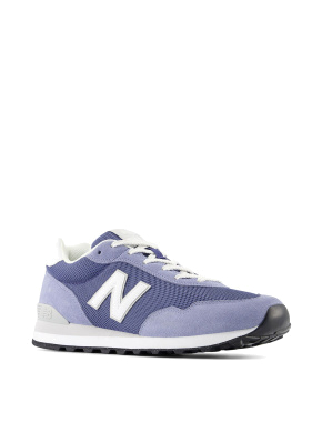 Мужские кроссовки New Balance 515 замшевые синие - фото 2 - Miraton
