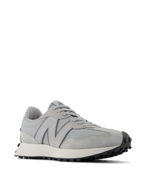 Мужские кроссовки New Balance 327 замшевые серые - фото 2 - Miraton