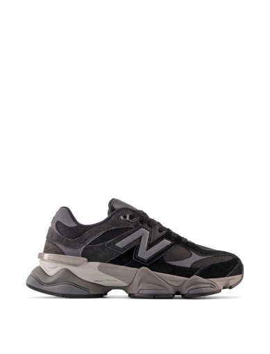 Мужские кроссовки New Balance U9060BLK черные замшевые фото 1