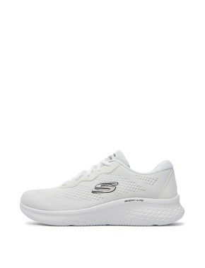 Жіночі кросівки Skechers тканинні білі - фото 1 - Miraton
