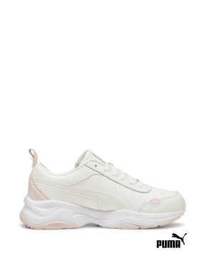 Жіночі кросівки PUMA Cilia Mode Lux Sneakers із штучної шкіри білі - фото 1 - Miraton