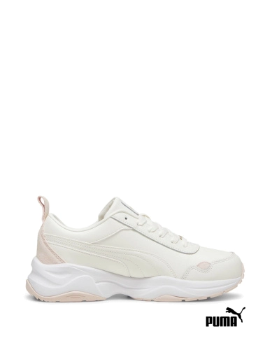 Женские кроссовки PUMA Cilia Mode Lux Sneakers из искусственной кожи белые фото 1