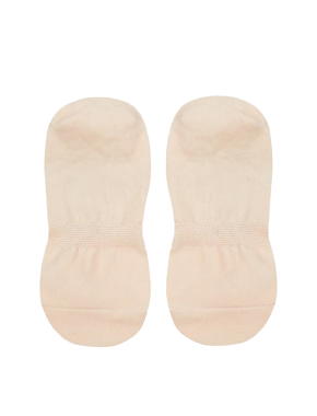 Жіночі сліди Legs SNEAKER COTTON HIGH помаранчеві, 2 пари - фото 2 - Miraton