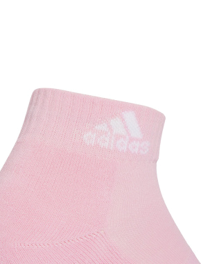 Короткие носки Adidas тканевые белые - фото 3 - Miraton