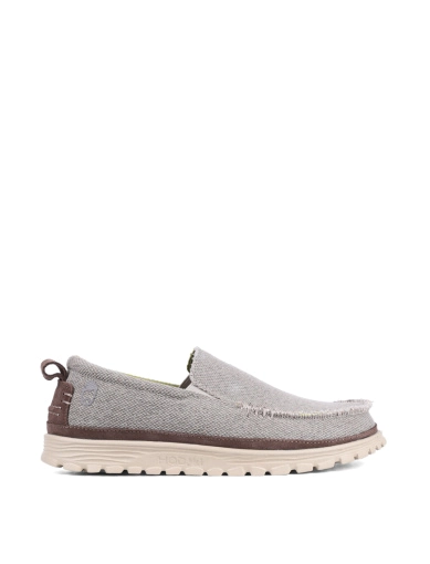 Чоловічі туфлі Hodaki тканинні бежеві (Boatswain Jute1 Khaki ) фото 1
