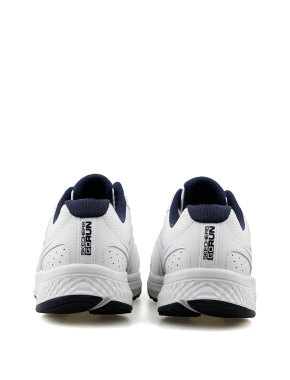 Чоловічі кросівки Skechers Go Run тканинні білі - фото 3 - Miraton