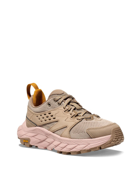 Женские кроссовки Hoka ANACAPA BREEZE тканевые бежевые - фото 2 - Miraton