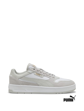 Чоловічі кеди PUMA Court Classic Suede Sneakers замшеві сірі - фото 7 - Miraton