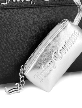 Жіноча сумка тоут Juicy Couture з екошкіри чорна - фото 3 - Miraton