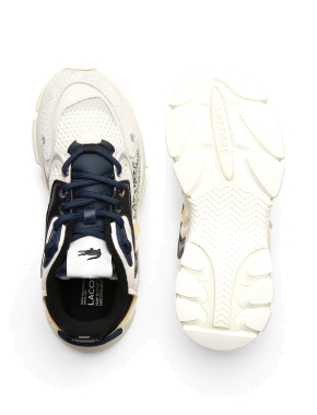 Жіночі кросівки Lacoste L003 Neo Trainers велюрові білі - фото 4 - Miraton