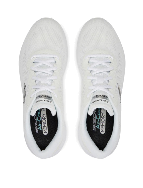 Жіночі кросівки Skechers тканинні білі - фото 4 - Miraton