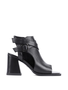 Женские ботинки MIRATON кожаные черные - фото  - Miraton