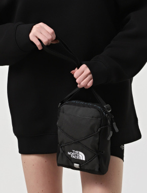 Сумка крос-боді The North Face тканинна чорна - фото 6 - Miraton