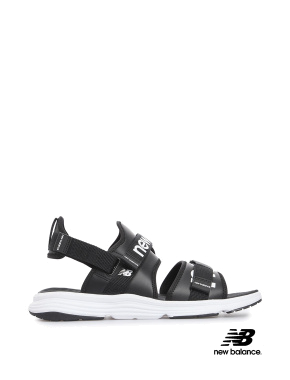 Чоловічі сандалі New Balance 750 з екошкіри чорні - фото 1 - Miraton