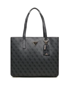 Жіноча сумка тоут Guess з екошкіри сіра - фото  - Miraton