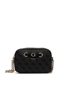 Жіноча сумка camera bag Guess з екошкіри сіра - фото  - Miraton