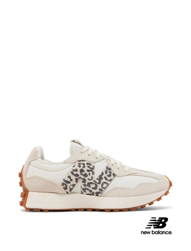 Жіночі кросівки New Balance 327 замшеві бежеві фото 1