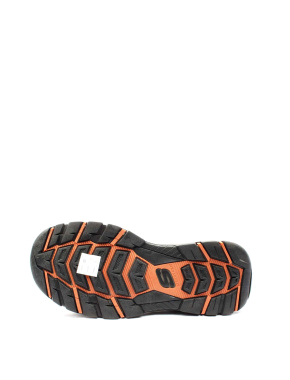 Мужские сандалии Skechers из искусственной кожи коричневые - фото 3 - Miraton