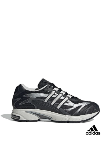 Мужские кроссовки Adidas Temper Run 2.0 из экокожи черные фото 1