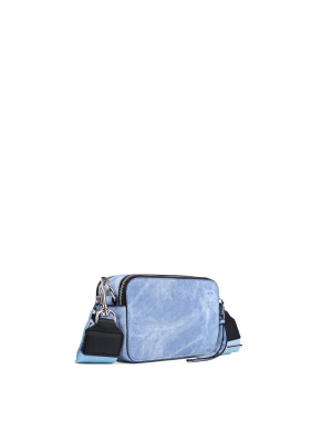 Жіноча сумка camera bag MIRATON з екошкіри блакитна - фото 2 - Miraton