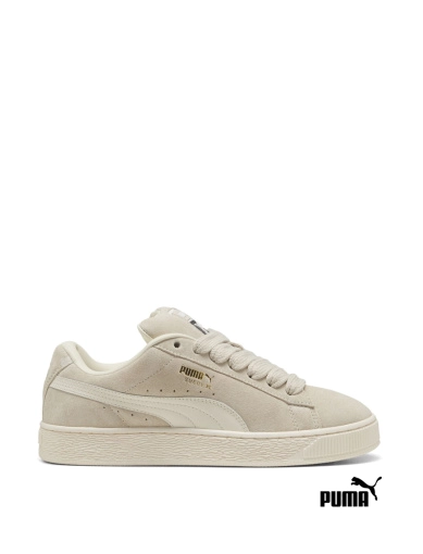 Женские кеды PUMA Suede XL Sneakers замшевые бежевые фото 1