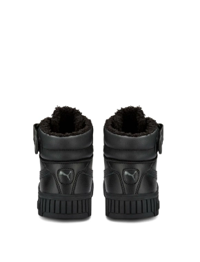 Жіночі шкіряні черевики хайтопи PUMA Carina 2.0 Mid WTR чорні