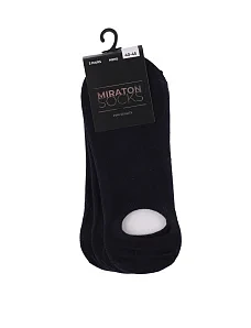 Чоловічі шкарпетки короткі MIRATON бавовняні сині - фото  - Miraton
