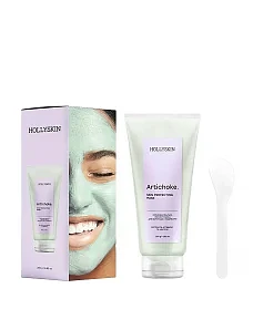 Охлаждающая лифтинг маска для борьбы с отеками HOLLYSKIN Artichoke Skin Perfecting Mask - фото  - Miraton