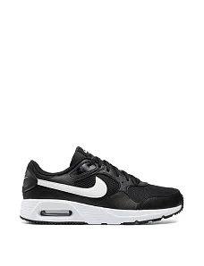 Чоловічі кросівки Nike Air Max з екошкіри чорні - фото  - Miraton