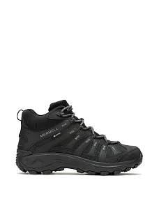 Чоловічі черевики Merrell Claypool 2 Sport Mid шкіряні чорні з підкладкою зі штучного хутра - фото  - Miraton