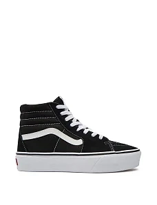Жіночі черевики Vans Sk8-Hi замшеві чорні - фото  - Miraton