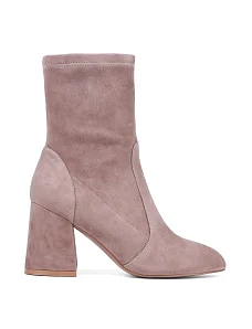 Женские ботинки Attizzare велюровые бежевые с подкладкой из байки - фото  - Miraton