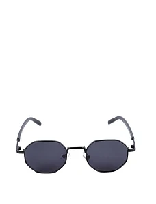 Солнцезащитные очки круглые черные - фото  - Miraton