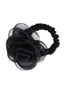 Резинка для волосся чорна - фото  - Miraton