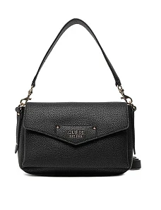 Жіноча сумка Guess з екошкіри чорна - фото  - Miraton